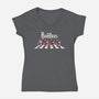 The Bombers-Womens-V-Neck-Tee-2DFeer