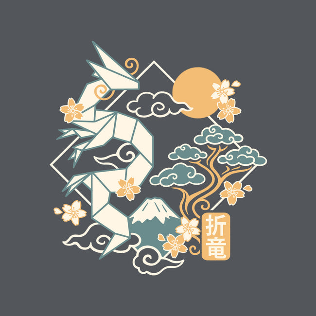 Origami Dragon-Unisex-Crew Neck-Sweatshirt-NemiMakeit