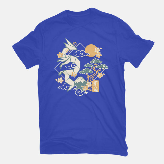 Origami Dragon-Unisex-Basic-Tee-NemiMakeit