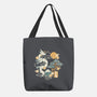 Origami Dragon-None-Basic Tote-Bag-NemiMakeit