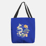 Origami Dragon-None-Basic Tote-Bag-NemiMakeit
