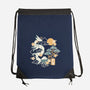 Origami Dragon-None-Drawstring-Bag-NemiMakeit