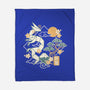 Origami Dragon-None-Fleece-Blanket-NemiMakeit