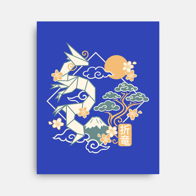 Origami Dragon-None-Stretched-Canvas-NemiMakeit