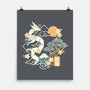Origami Dragon-None-Matte-Poster-NemiMakeit
