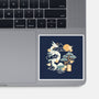 Origami Dragon-None-Glossy-Sticker-NemiMakeit