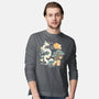 Origami Dragon-Mens-Long Sleeved-Tee-NemiMakeit