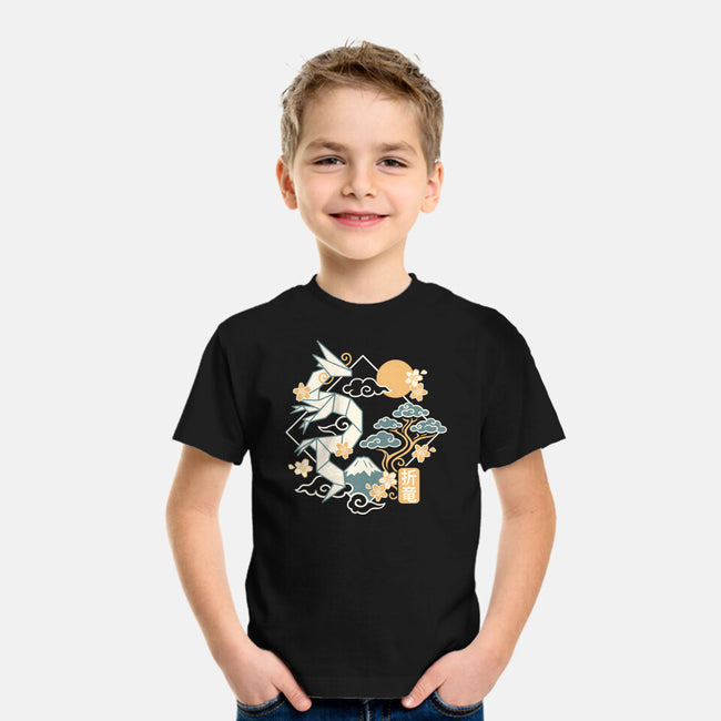 Origami Dragon-Youth-Basic-Tee-NemiMakeit