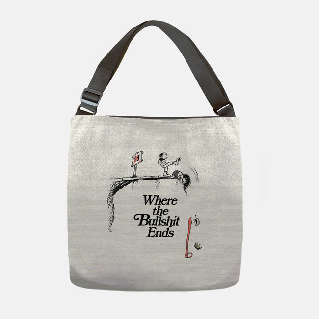 Off A Cliff-None-Adjustable Tote-Bag-SeamusAran