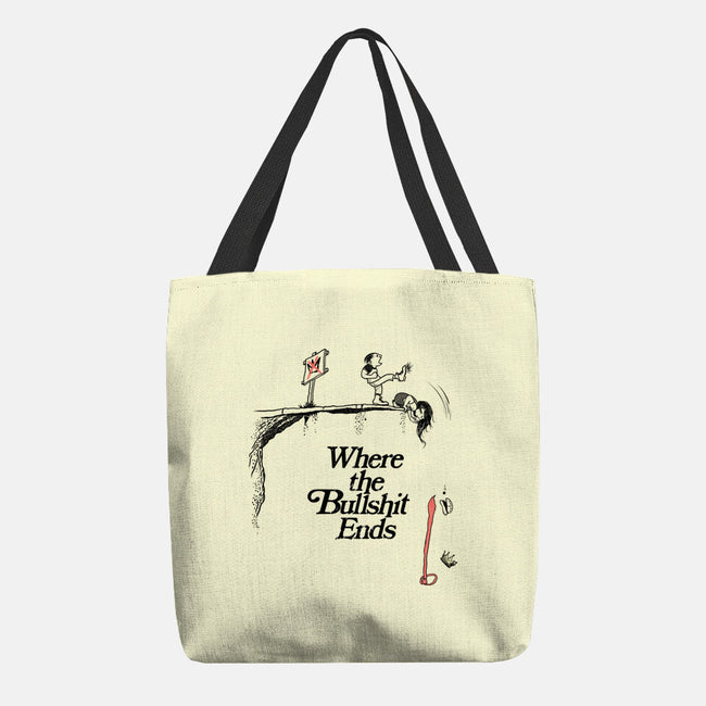 Off A Cliff-None-Basic Tote-Bag-SeamusAran