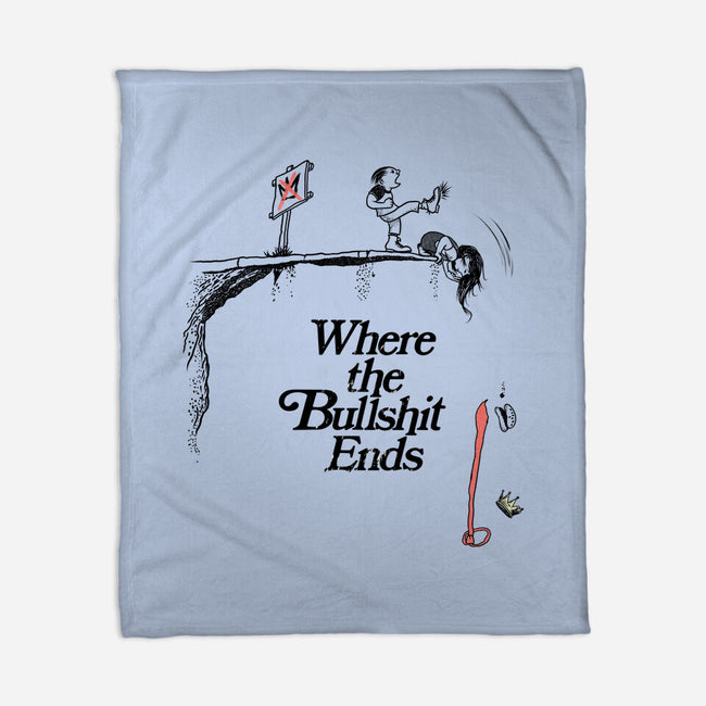 Off A Cliff-None-Fleece-Blanket-SeamusAran