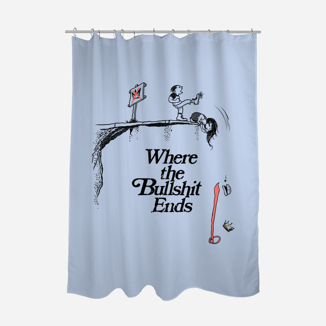 Off A Cliff-None-Polyester-Shower Curtain-SeamusAran