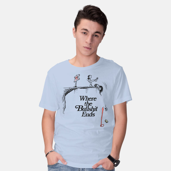 Off A Cliff-Mens-Basic-Tee-SeamusAran