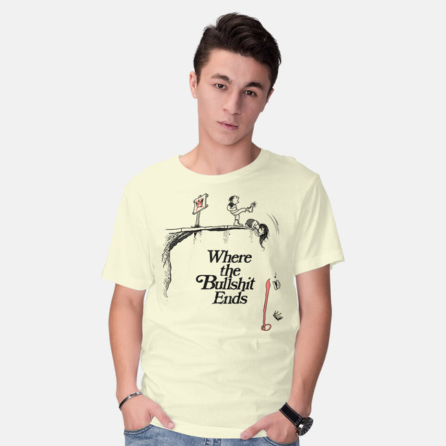 Off A Cliff-Mens-Basic-Tee-SeamusAran