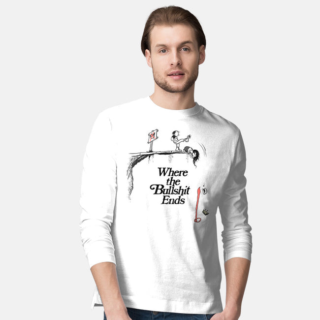Off A Cliff-Mens-Long Sleeved-Tee-SeamusAran