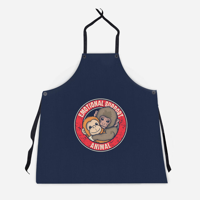 Emotional Support Punch-Unisex-Kitchen-Apron-turborat14
