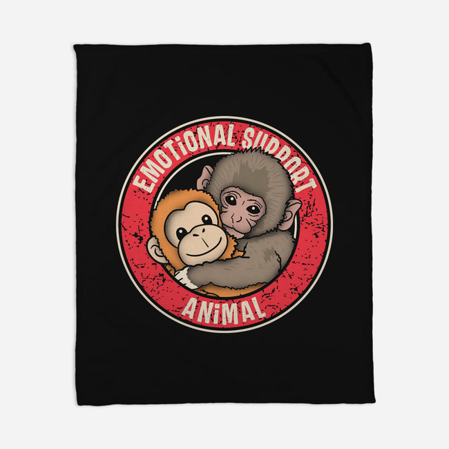 Emotional Support Punch-None-Fleece-Blanket-turborat14