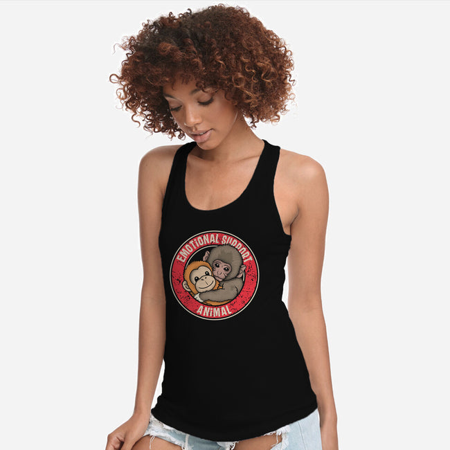 Emotional Support Punch-Womens-Racerback-Tank-turborat14