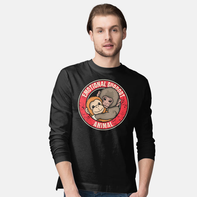 Emotional Support Punch-Mens-Long Sleeved-Tee-turborat14