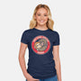 Emotional Support Punch-Womens-Fitted-Tee-turborat14
