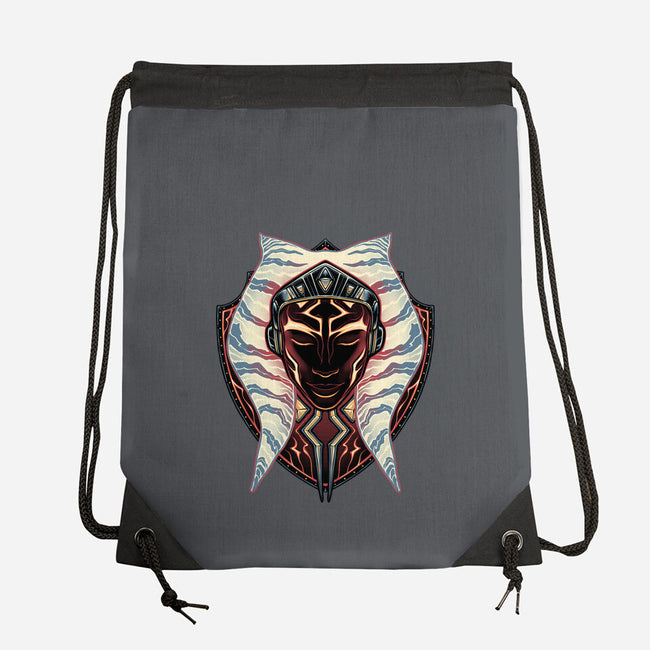 One Tough Padawan-None-Drawstring-Bag-glitchygorilla