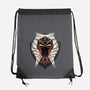 One Tough Padawan-None-Drawstring-Bag-glitchygorilla
