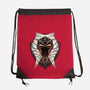 One Tough Padawan-None-Drawstring-Bag-glitchygorilla