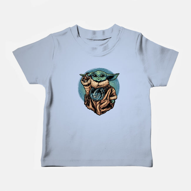 Salute Of The Apprentice-Baby-Basic-Tee-glitchygorilla