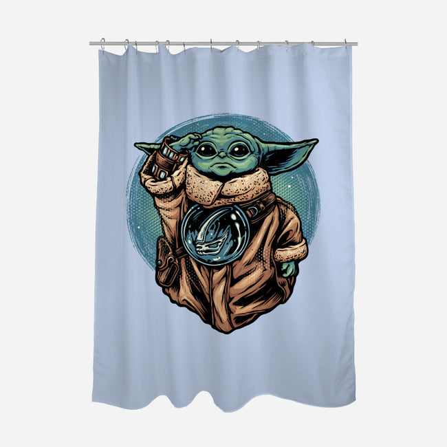 Salute Of The Apprentice-None-Polyester-Shower Curtain-glitchygorilla