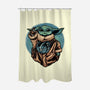 Salute Of The Apprentice-None-Polyester-Shower Curtain-glitchygorilla