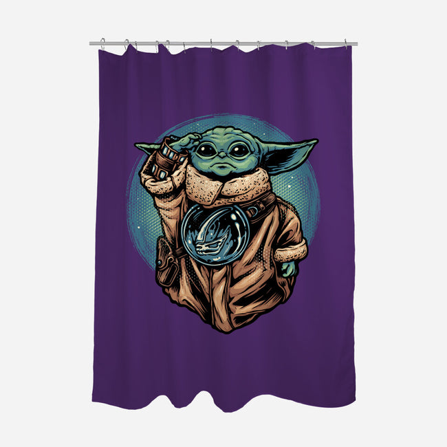 Salute Of The Apprentice-None-Polyester-Shower Curtain-glitchygorilla
