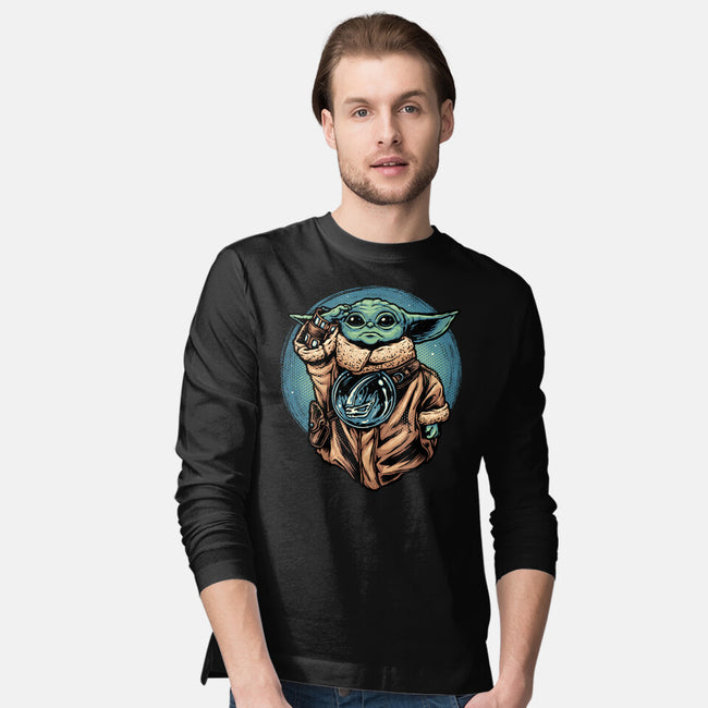 Salute Of The Apprentice-Mens-Long Sleeved-Tee-glitchygorilla