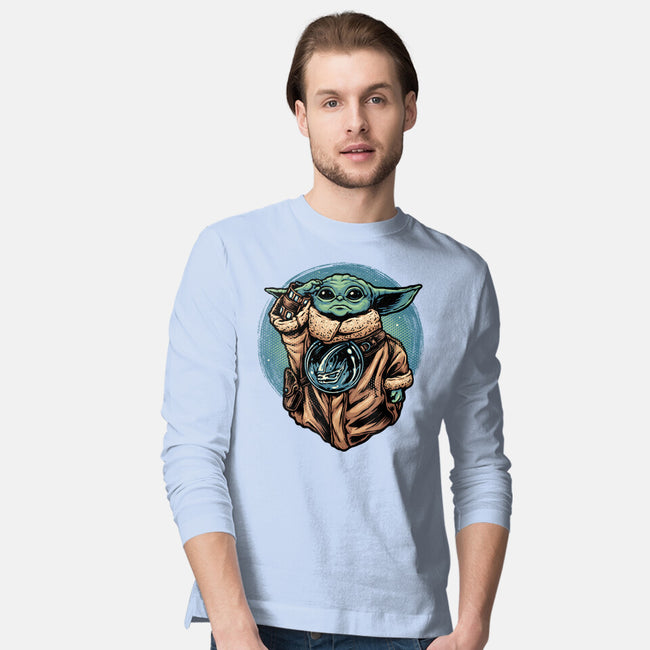 Salute Of The Apprentice-Mens-Long Sleeved-Tee-glitchygorilla