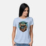 Salute Of The Apprentice-Womens-Basic-Tee-glitchygorilla