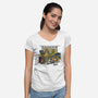 The Stripes-Womens-V-Neck-Tee-JCMaziu