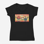 Ultimate Gaming Battle-Womens-V-Neck-Tee-JCMaziu