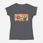 Ultimate Gaming Battle-Womens-V-Neck-Tee-JCMaziu