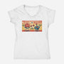 Ultimate Gaming Battle-Womens-V-Neck-Tee-JCMaziu
