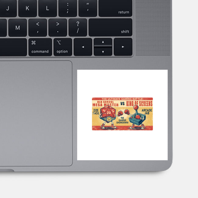 Ultimate Gaming Battle-None-Glossy-Sticker-JCMaziu