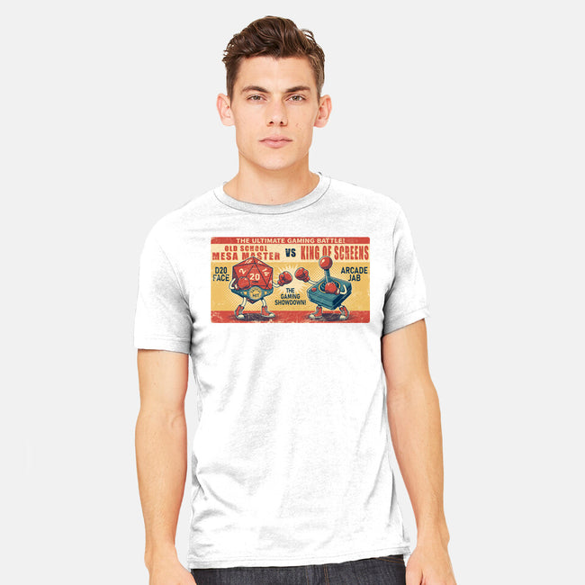 Ultimate Gaming Battle-Mens-Heavyweight-Tee-JCMaziu