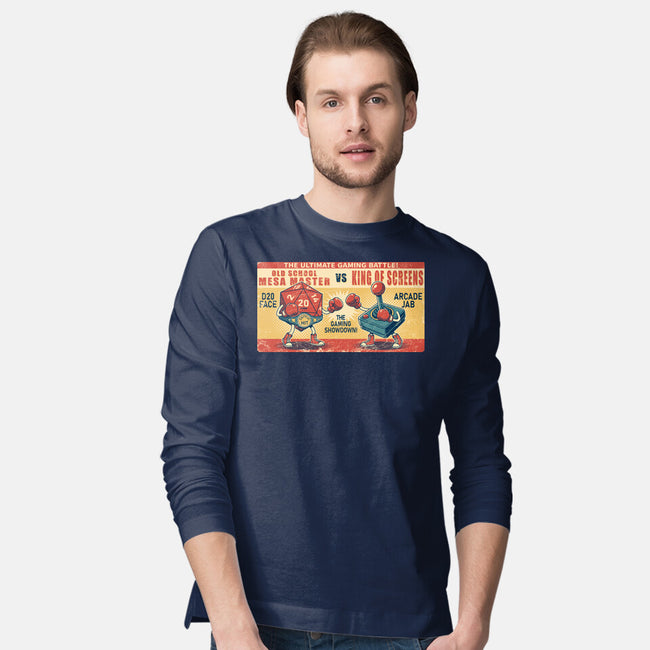 Ultimate Gaming Battle-Mens-Long Sleeved-Tee-JCMaziu
