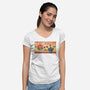 Ultimate Gaming Battle-Womens-V-Neck-Tee-JCMaziu