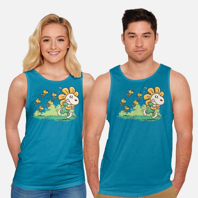 Spring Attack-Unisex-Basic-Tank-Popnotic