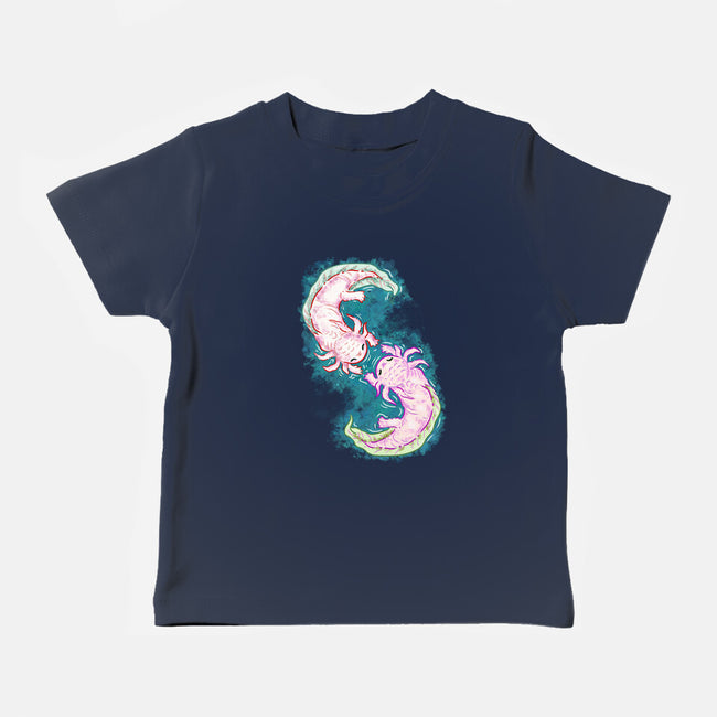 Axolotl Dance-Baby-Basic-Tee-nickzzarto
