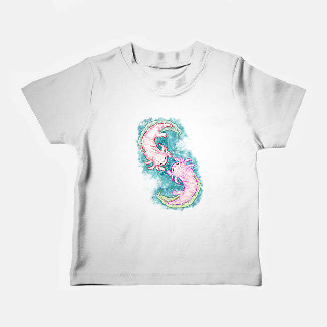Axolotl Dance-Baby-Basic-Tee-nickzzarto