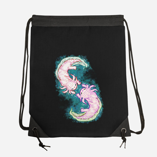 Axolotl Dance-None-Drawstring-Bag-nickzzarto