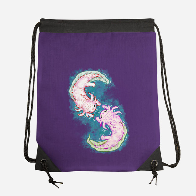 Axolotl Dance-None-Drawstring-Bag-nickzzarto