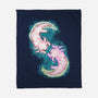 Axolotl Dance-None-Fleece-Blanket-nickzzarto