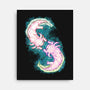 Axolotl Dance-None-Stretched-Canvas-nickzzarto