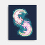 Axolotl Dance-None-Stretched-Canvas-nickzzarto